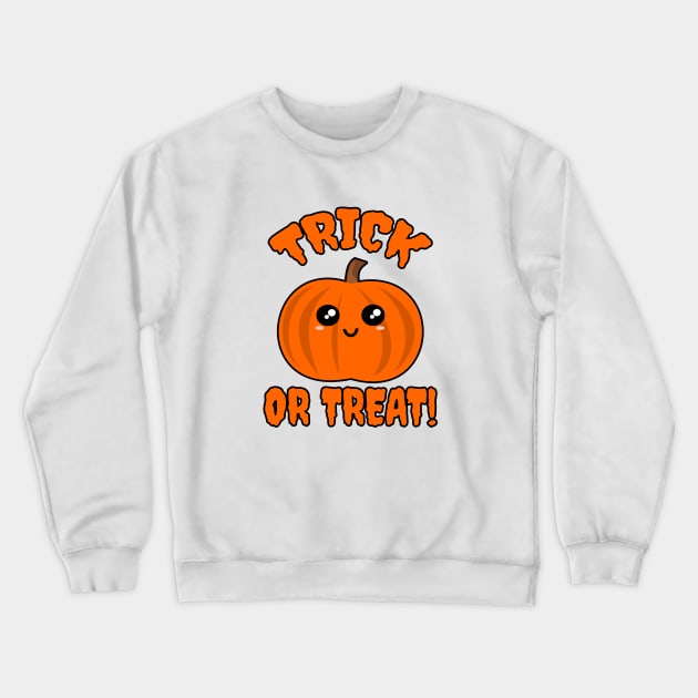 Trick or Treat Crewneck Sweatshirt by LunaMay